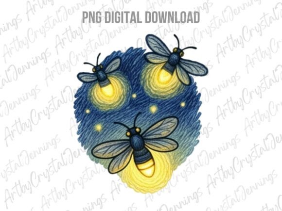 Download Magical Summer Fireflies Glow PNG - Magic Collection