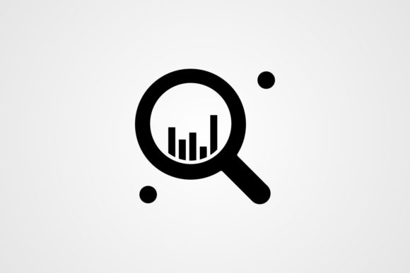 Download Vector Marketing Analysis Glyph Icon - Vector Collection