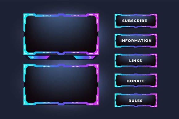 Download Futuristic Broadcast Screen Panel Vector - Vector Collection