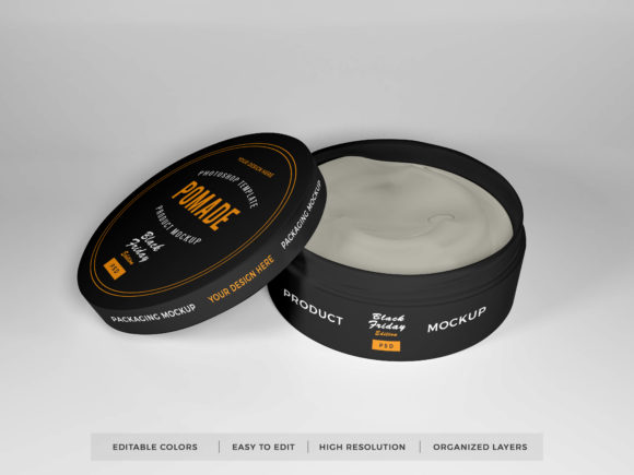 Download Realistic Pomade Packaging Mockup PSD - Premium Resources
