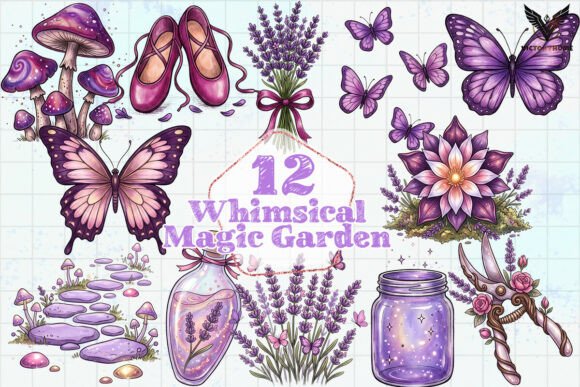 Download Whimsical Magic Garden PNG - Magic Collection