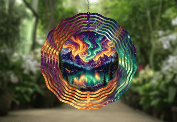 Download Hypnotic Light Show Wind Spinner Design - Show Collection