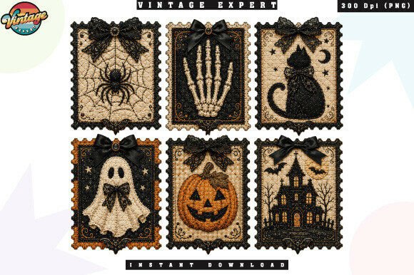 Download Black Bow Halloween Patchwork PNG - Premium Bundle