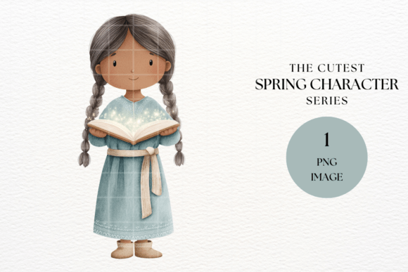 Download Girl with Glowing Magic Book PNG - Magic Collection
