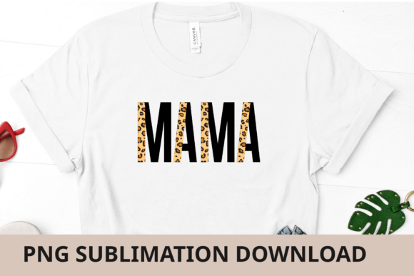 Download Mama Half Leopard Black PNG Print File - Black Collection