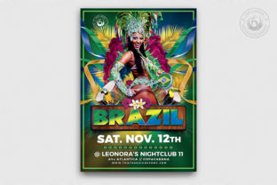 Download Brazilian Show Flyer Template - Premium Bundle