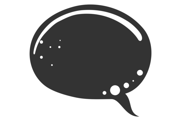 Download Comic Speech Bubble Black Template. Empt - Black Collection