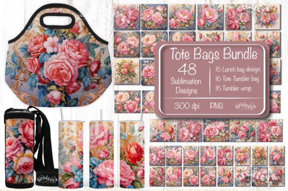 Download Tote Bags Bundle Lunch Bag Sublimation - Bags Collection